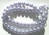 16 inch strand of 8mm Light Purple Glass Pearls
